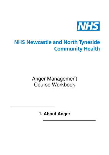 Anger Management Course Workbook - Better Days & Nights