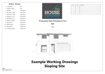 Working Drawings Sample - The House Designers