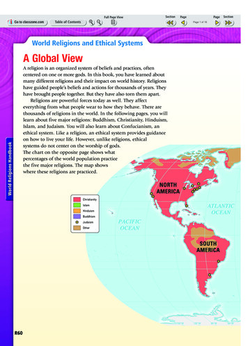 World Religions And Ethical Systems A Global View