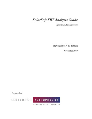 SolarSoft XRT Analysis Guide