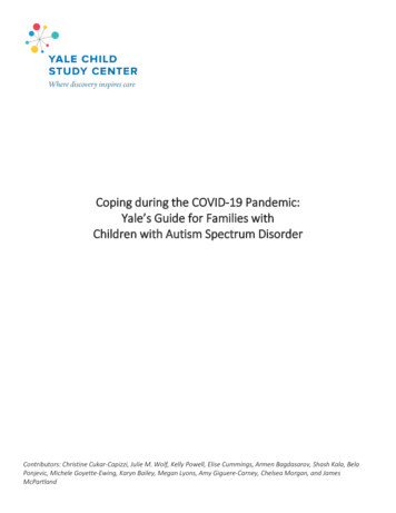 Yale Guide For Families Siblings With Children With Autism .