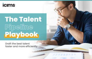 The Talent Pipeline Playbook - ICIMS