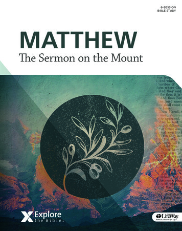 6-SESSION BIBLE STUDY MATTHEW - Scene7