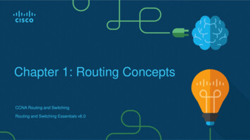 Chapter 1: Routing Concepts - CNL