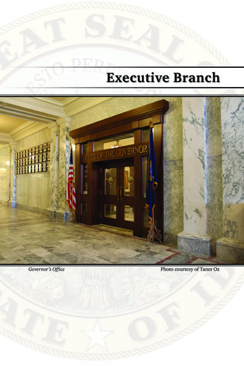 Executive Branch - Idaho Secretary Of State