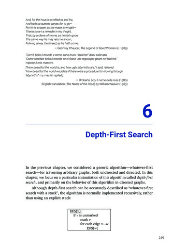 Depth-First Search - University Of Illinois Urbana-Champaign