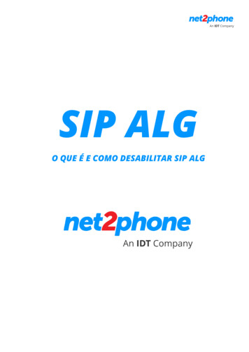 SIP ALG - Net2phone .br