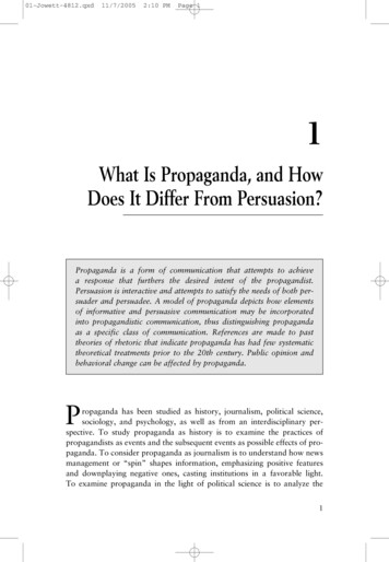 What Is Propaganda, And How Does It Differ From 