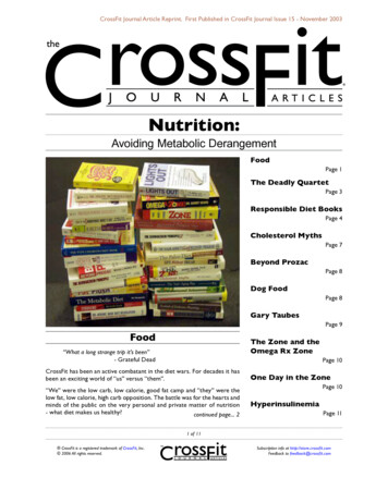 Nutrition - CrossFit