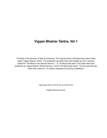 Vigyan Bhairav Tantra, Vol 1 - ESamskriti