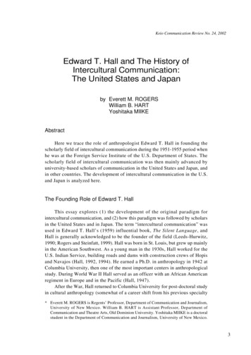 Edward T. Hall And The History Of Intercultural Communication: The .