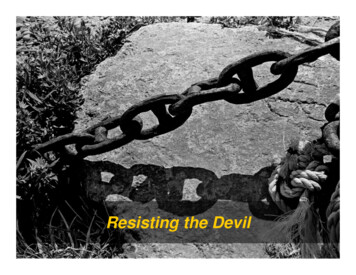 Resisting The Devil - Woodland Hills Church
