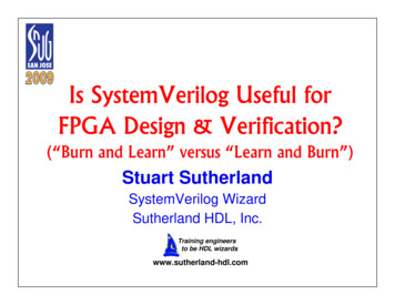 Is SystemVerilog Useful For FPGA Design?