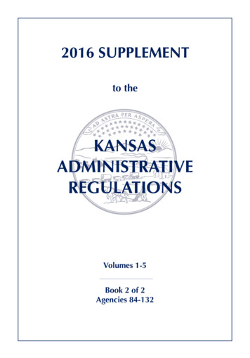 Kansas Administrative Regulations