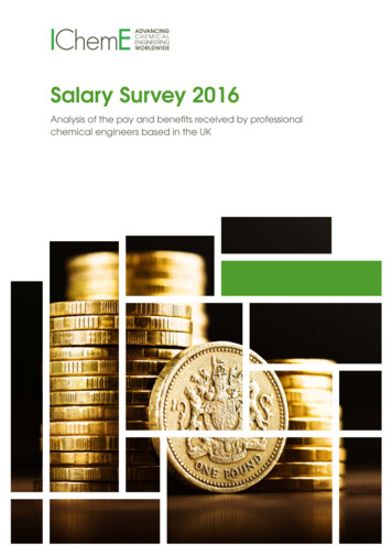 Salary Survey 2016 - IChemE