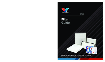 2019 Valvoline Filter Guide