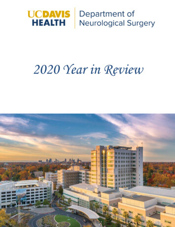2020 Year In Review - UC Davis