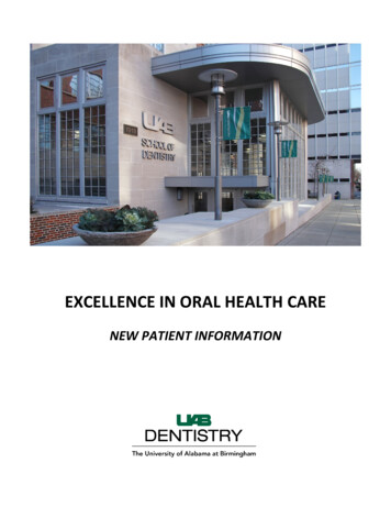 Excellence In Oral Health Care - Uab