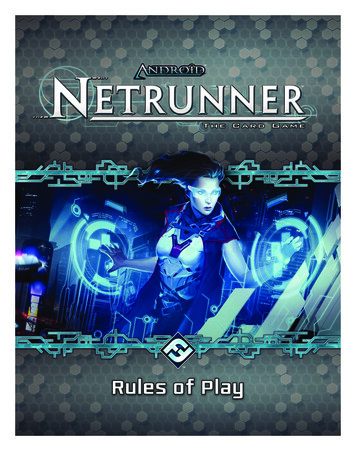 Android: Netrunner Rulebook - 1jour-1jeu
