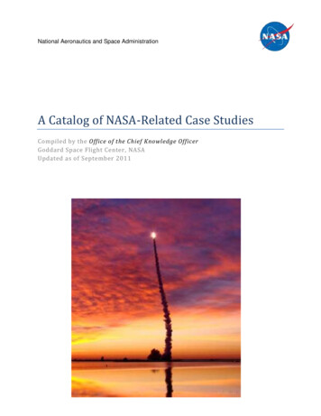 A Catalog Of NASA-Related Case Studies