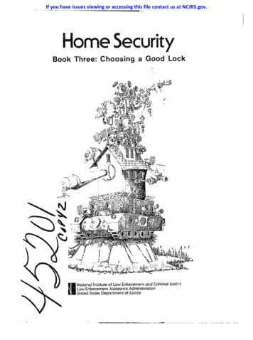 Home Security - Ojp.gov