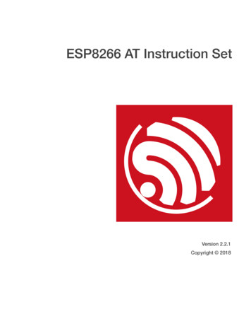 4A-ESP8266 AT Instruction Set EN - IEEE Sensors Council