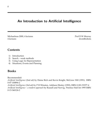 An Introduction To Arti Cial Intelligence - University Of Oxford