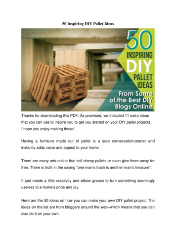 50 Inspiring DIY Pallet Ideas - Garden Furniture, BBQs .