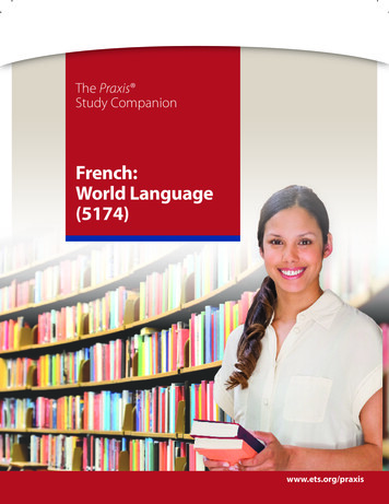 French: World Language (5174) - Educational Testing Service