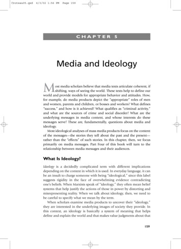 Media And Ideology - SAGE Publications Inc