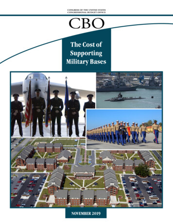 The Cost Of Supporting Military Bases