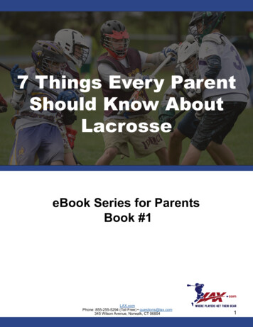 7 Things Every Parent Should Know About Lacrosse