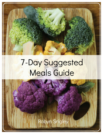 7 Day Detox Suggested Meals - Thehormonediva 