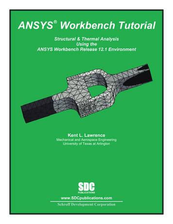 ANSYS Workbench Tutorial - SDC Publications