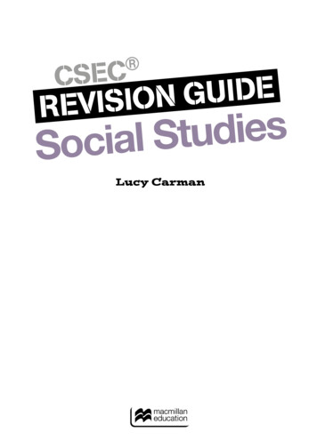 CSEC Revision Guide: Social Studies