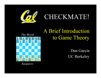 A Brief Introduction To Game Theory - People