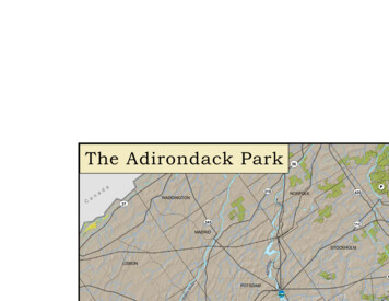 The Adirondack Map - New York State Department Of .