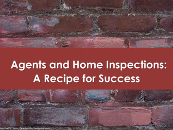 Agents And Home Inspections: A Recipe For Success - KCRAR