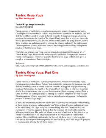 Tantric Kriya Yoga - SelfDefinition 