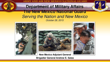 Department Of Military Affairs The New Mexico National Guard