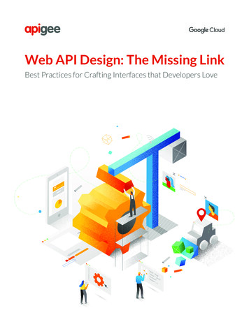 Web API Design: The Missing Link - Google Cloud Platform