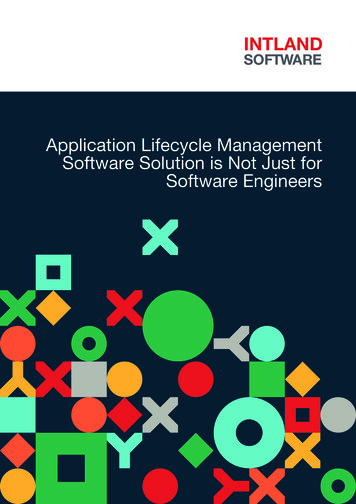 Application Lifecycle Management Software Solution . - Intland Software