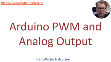 Arduino PWM And Analog Output - Halvorsen.blog