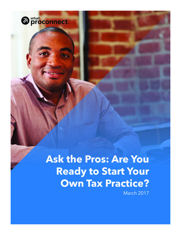 Ask The Pros: Are You Ready To Start Your Own Tax Practice?