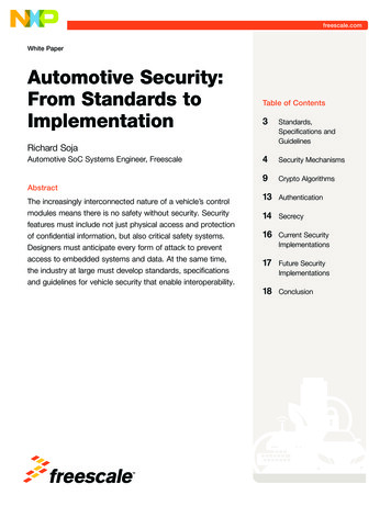 Automotive Security - White Paper - NXP