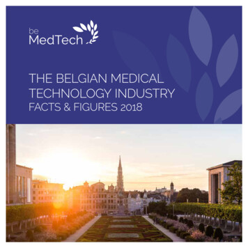 THE BELGIAN MEDICAL TECHNOLOGY INDUSTRY - BeMedtech