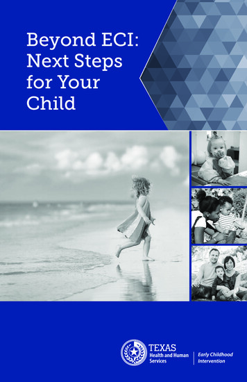 Beyond ECI: Next Steps For Your Child