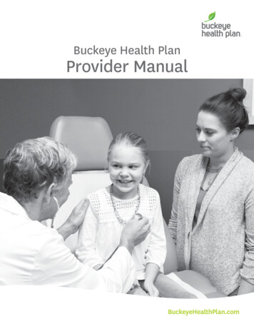 Buckeye Health Plan Provider Manual