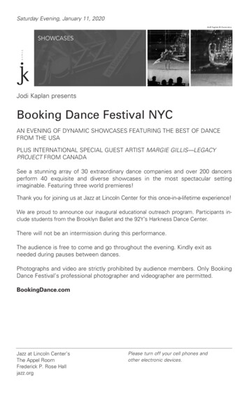 Booking Dance Festival NYC
