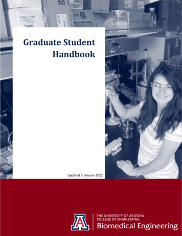 Graduate Student Handbook - Bme.engineering.arizona.edu
